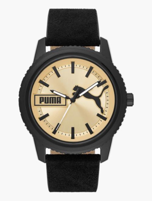 MyRunway Shop PUMA Gold Ultrafresh Stainless Steel Watch for